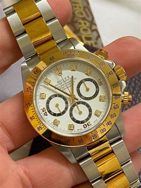 rolex con diamanti colorati|Orologio Rolex Cosmograph Daytona in acciaio Oystersteel e oro .